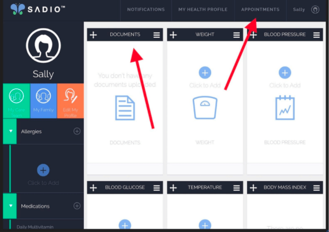 Sadio Patient Portal