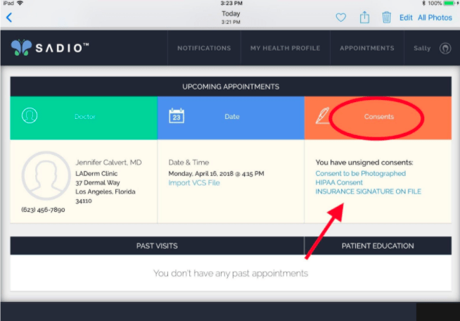 Sadio Patient Portal